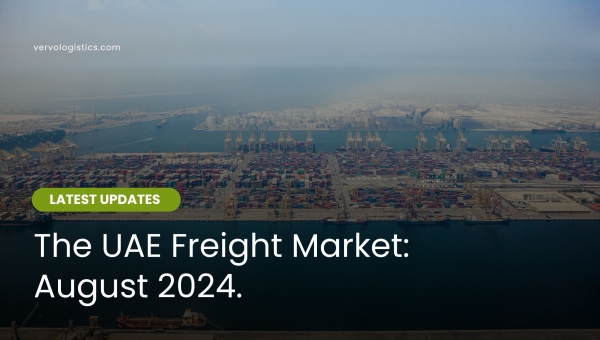 The UAE Freight Market Updates (August 2024).